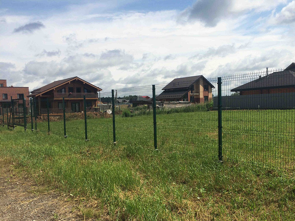 3D ограждение для пригородного участка